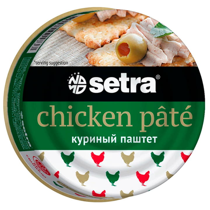 Паштет куриный Setra 100 г Santreyd 12000 - Вид №1