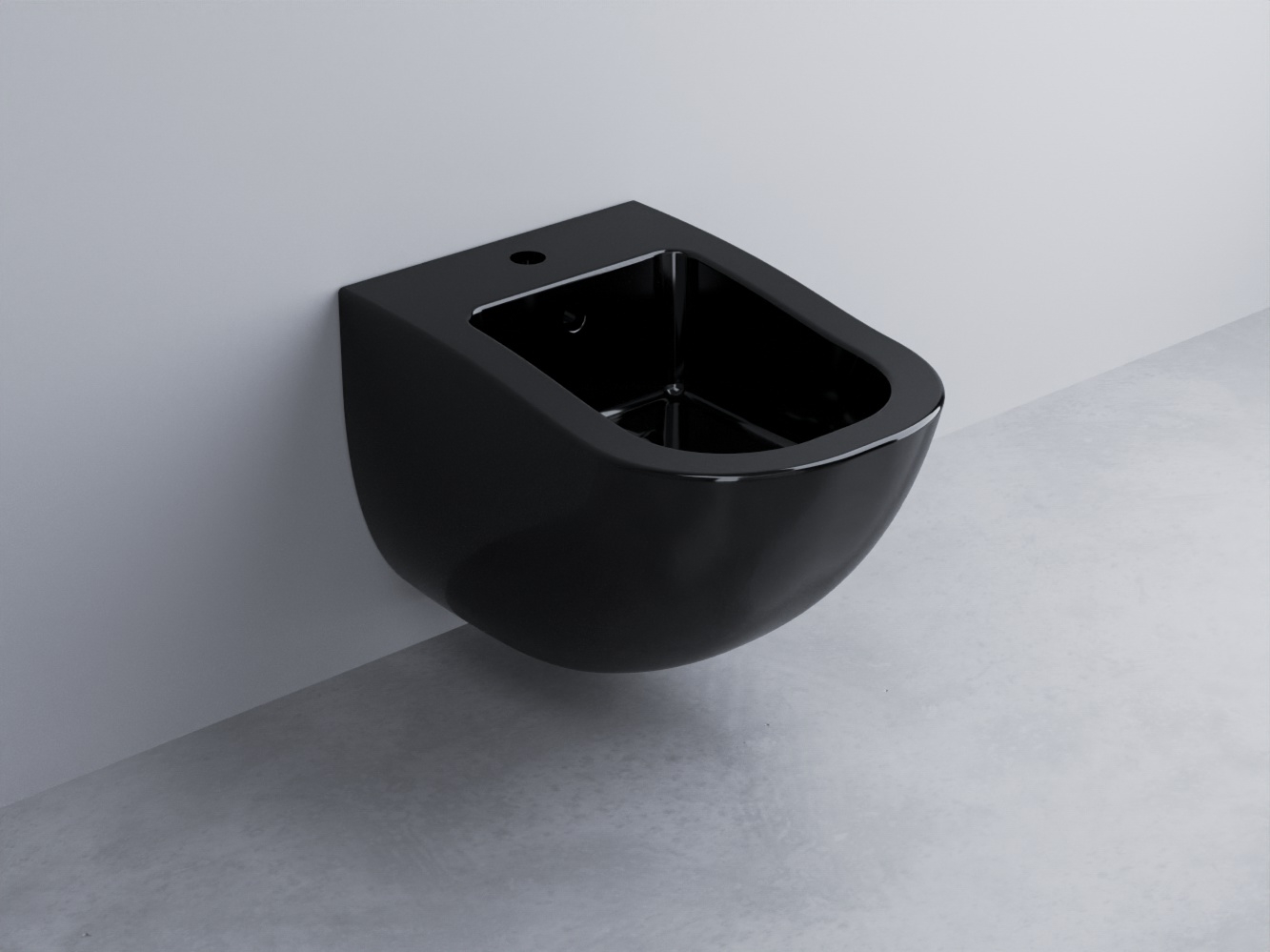 FLBS-N Биде подвесное с одним отверстием под смеситель, в комплекте с крепежами cielo Fluid Ceramica Cielo