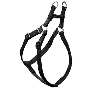 ПР0046590 Шлейка для собак Smart Ecco Квик L (52-74/55-79см) нейлон черная HUNTER