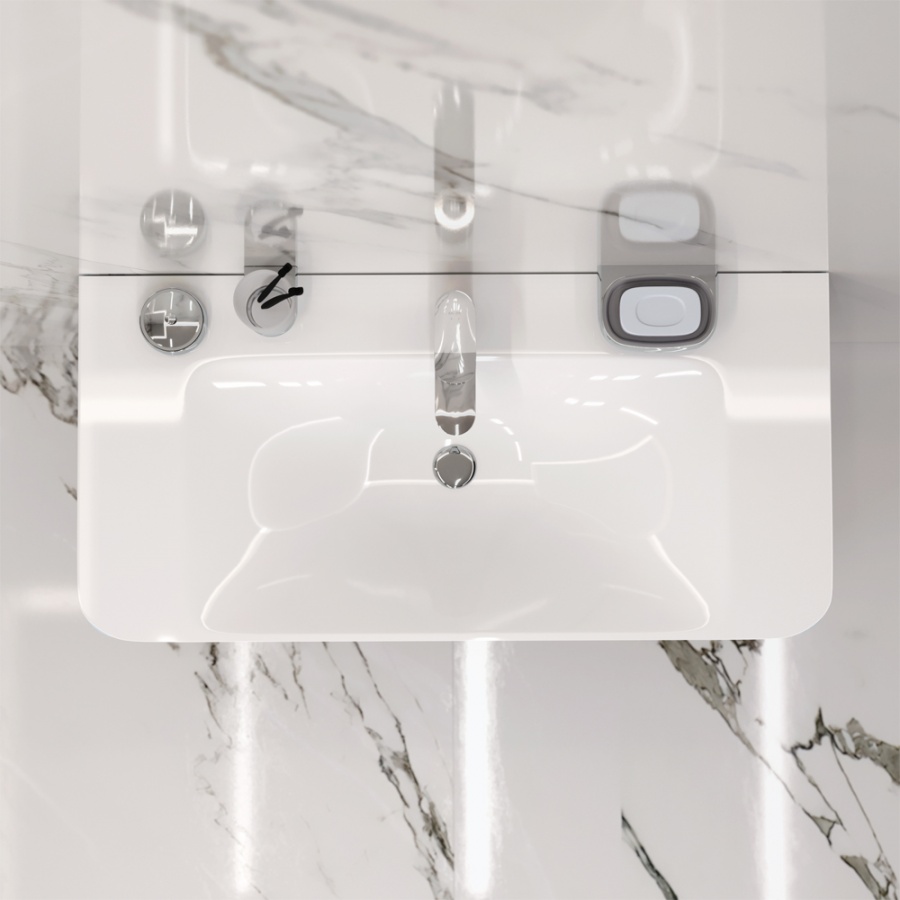 M30FHX1002TF База под раковину подвесная 100 см ящики табачный дуб текстурированная AM.PM Sensation - Вид №7