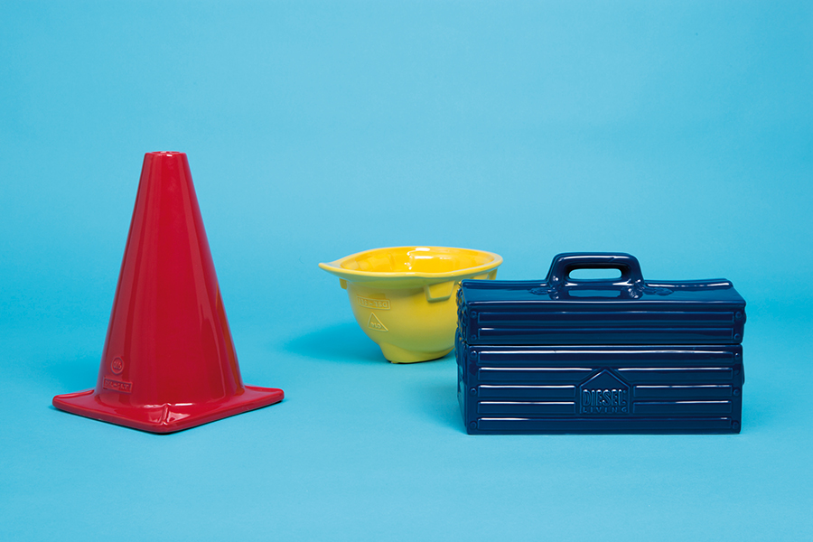 Контейнер для хранения мелочей Work is over доломитовый Seletti 11057 - Вид №6