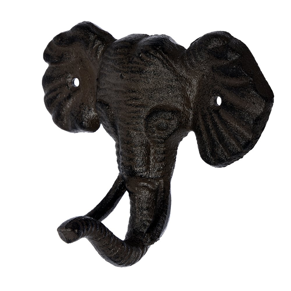 Крючок настенный черный 12,5 см "Слон" BLUMEN HAUS ЖИВОТНЫЕ 00-3971629 Черный - Вид №3