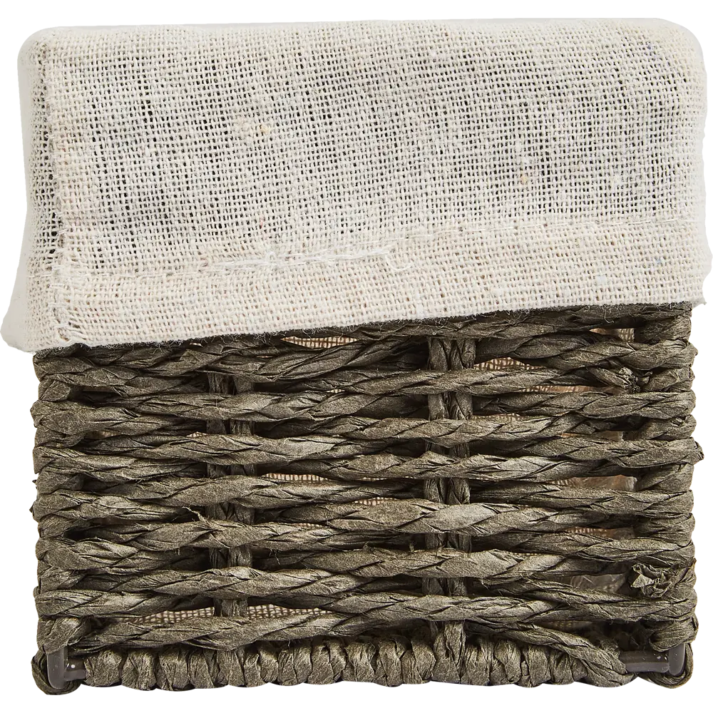 SPACEO Корзина для хранения из бумажных нитей графитового цвета 89344351 Kub STLM-1099838 - Вид №2