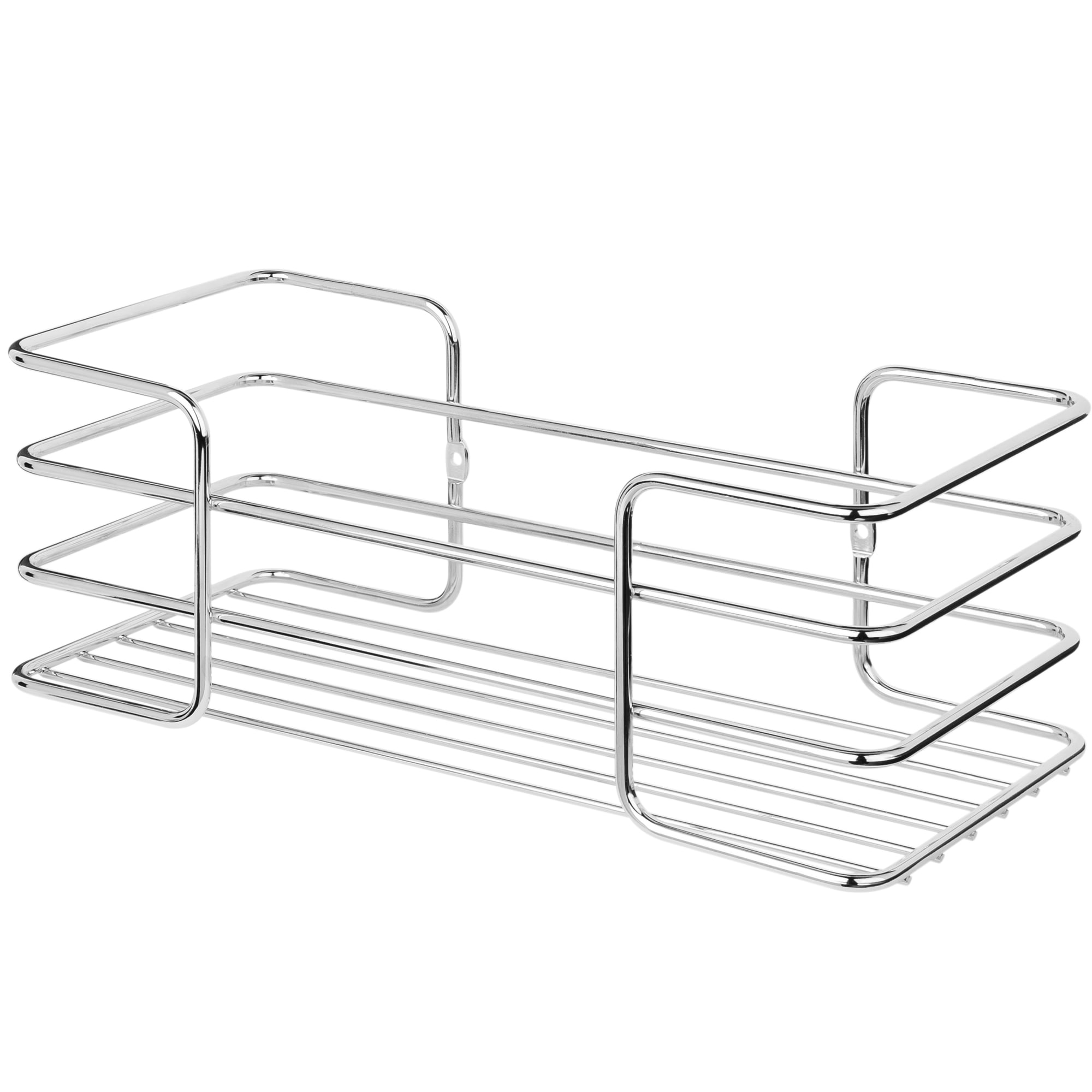 82484988 Полка прямая 13.5х30х11 см цвет хром Новые горизонты Santreyd 