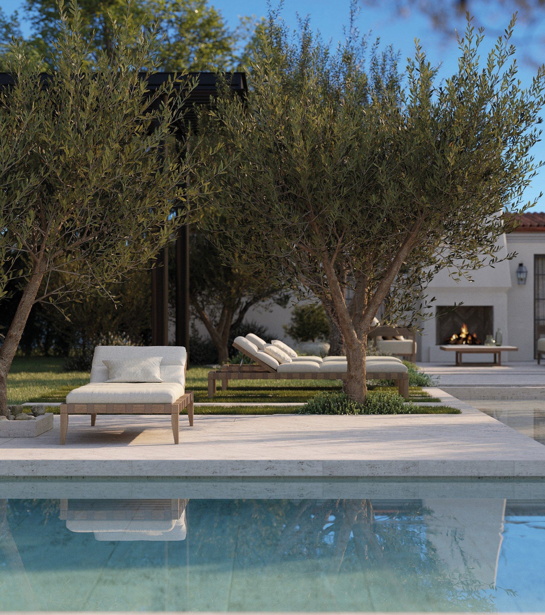 Садовая кровать с каркасом из ироко Braid Feeling ARCH-00031521 - Вид №3