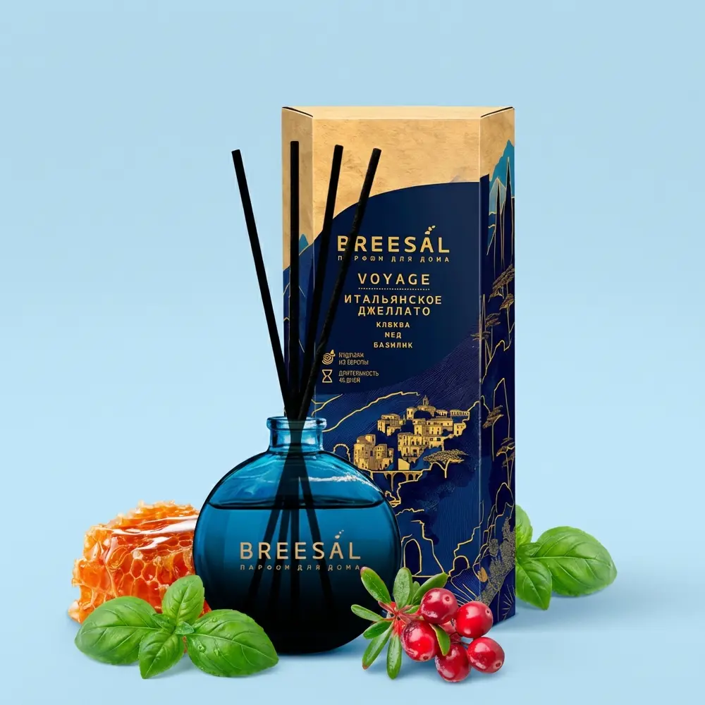 Ароматический диффузор Breesal Voyage Итальянское джелато 70 мл 89443465 STLM-2027061 