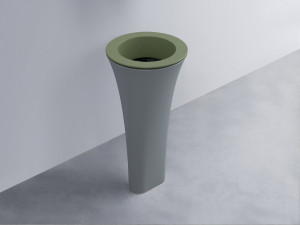 AMLA45-AG+AMPILT-N+AMCOLT-BR Раковина Amedeo Tondo отдельностоящая cielo Enjoy + Amedeo