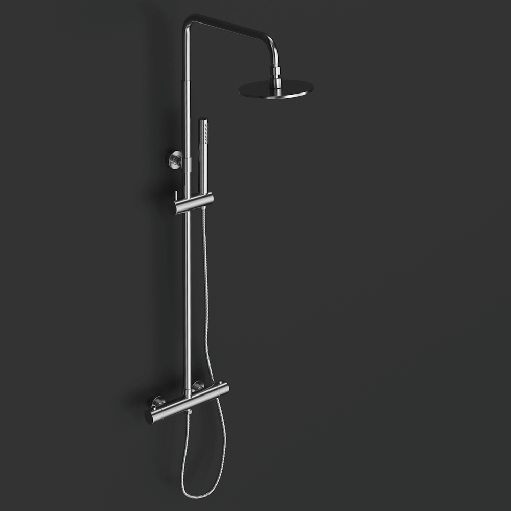 D425-S Термостатический двухпозиционный душ с лейкой Duten  - Вид №1