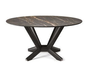 Круглый керамический стол