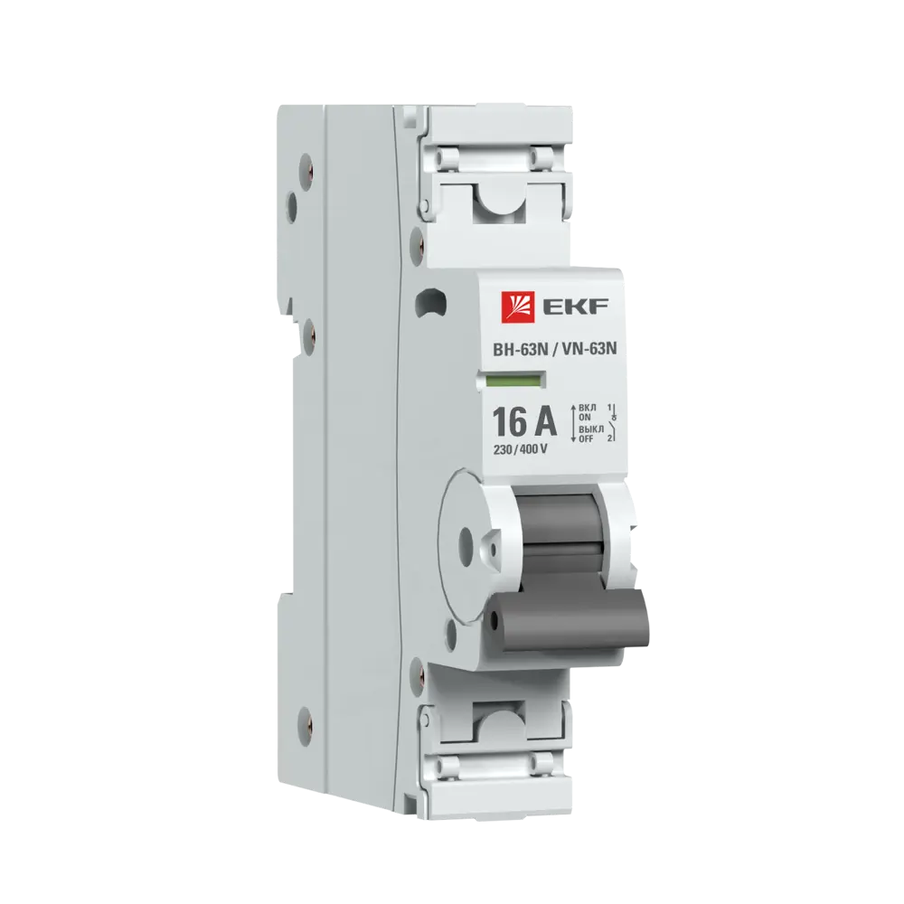 Выключатель нагрузки EKF Proxima ВН-63 1P 16А с индикацией 88883168 STLM-1116660