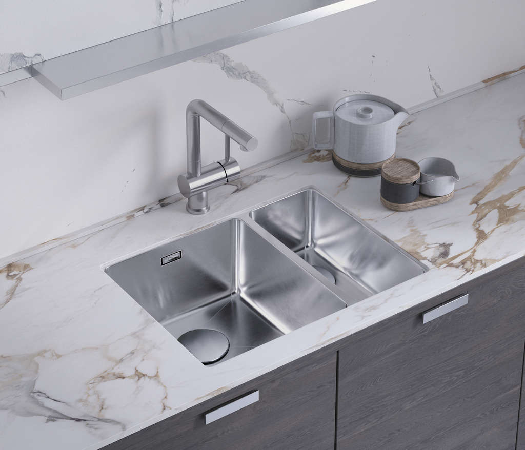 Кухонная мойка Taki 58-2-U/IF IN-R OMOIKIRI 4993767 - Вид №3