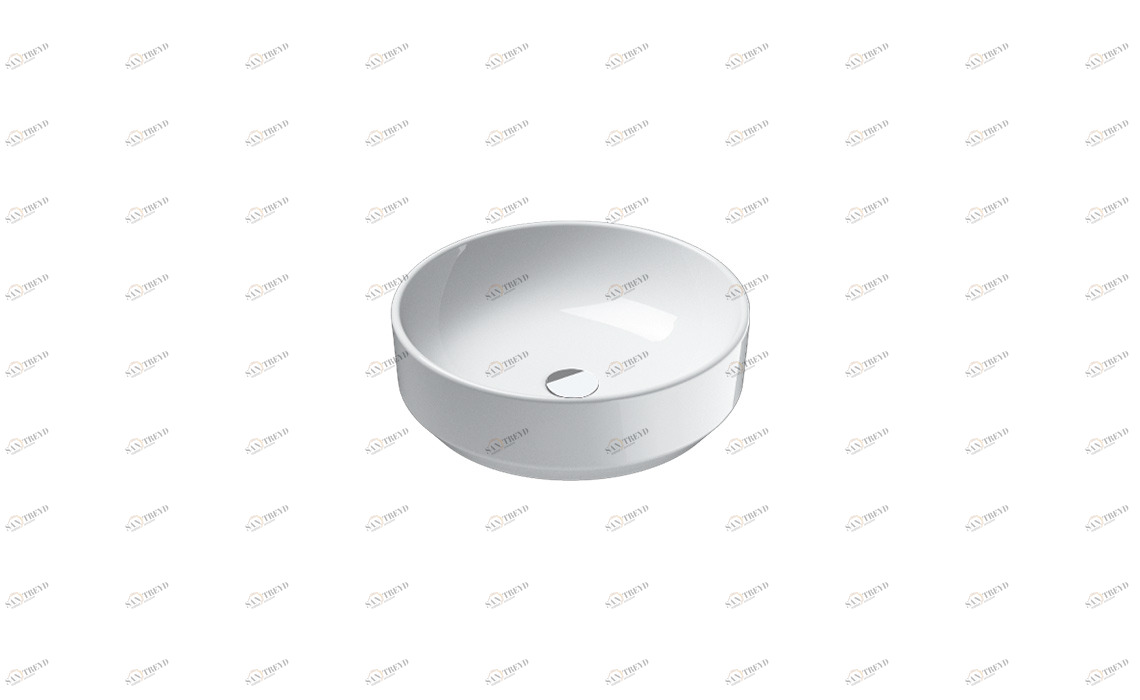 148AGR00 Накладная раковина на столешницу  овальная CERAMICA CATALANO Green