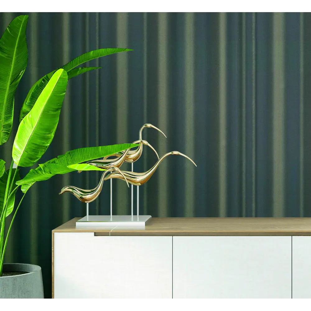 Обои флизелиновые Ovk Design D.Langer Ave черный 1.06 м 10667-09 88915369 STLM-2182004 set 5 CURTAIN - Вид №2