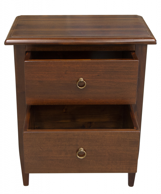 2851 Tifernoit Гладкая прикроватная тумба с 2 ящиками Zona Notte  - Вид №6