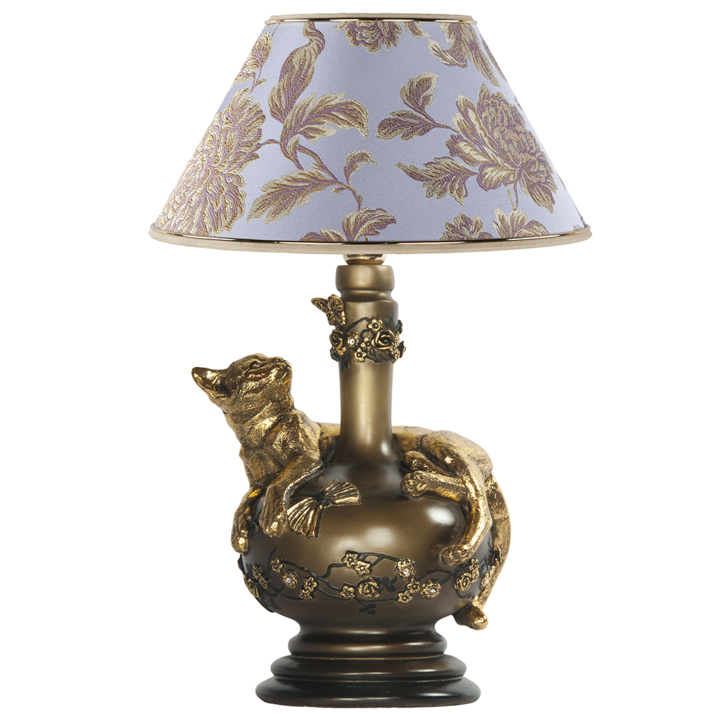 32077,34051 Настольная лампа Агнесса Маргарита Лаванда BOGACHO 4627138210833, 4627138151655