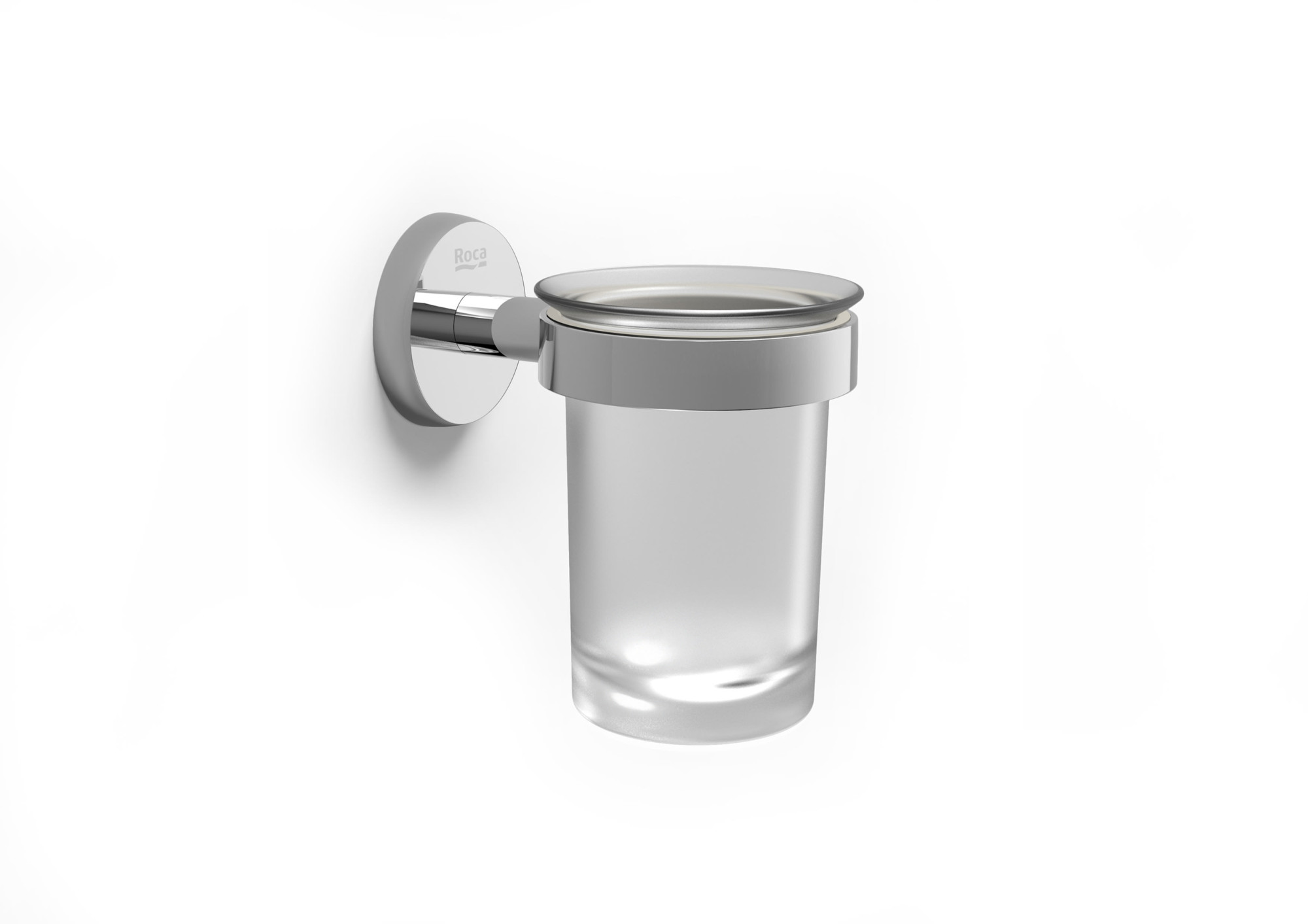 A816705001 Подстаканник и настенная чашка (Возможность установки с помощью винтов или клея) ROCA Twin