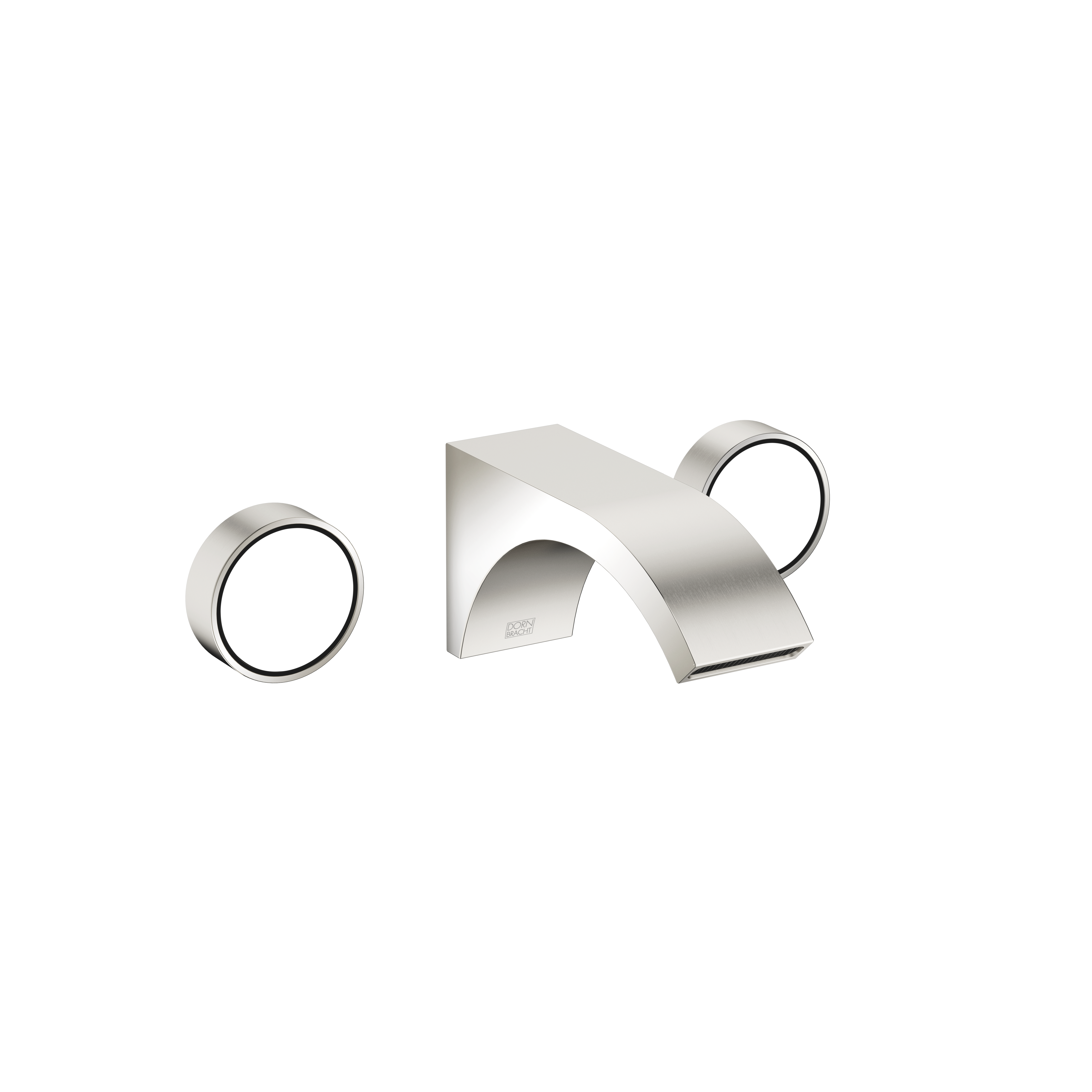 CYO Смеситель для раковины настенный без донного клапана - Platinum / Brushed Platinum 36707811-36 DornBracht