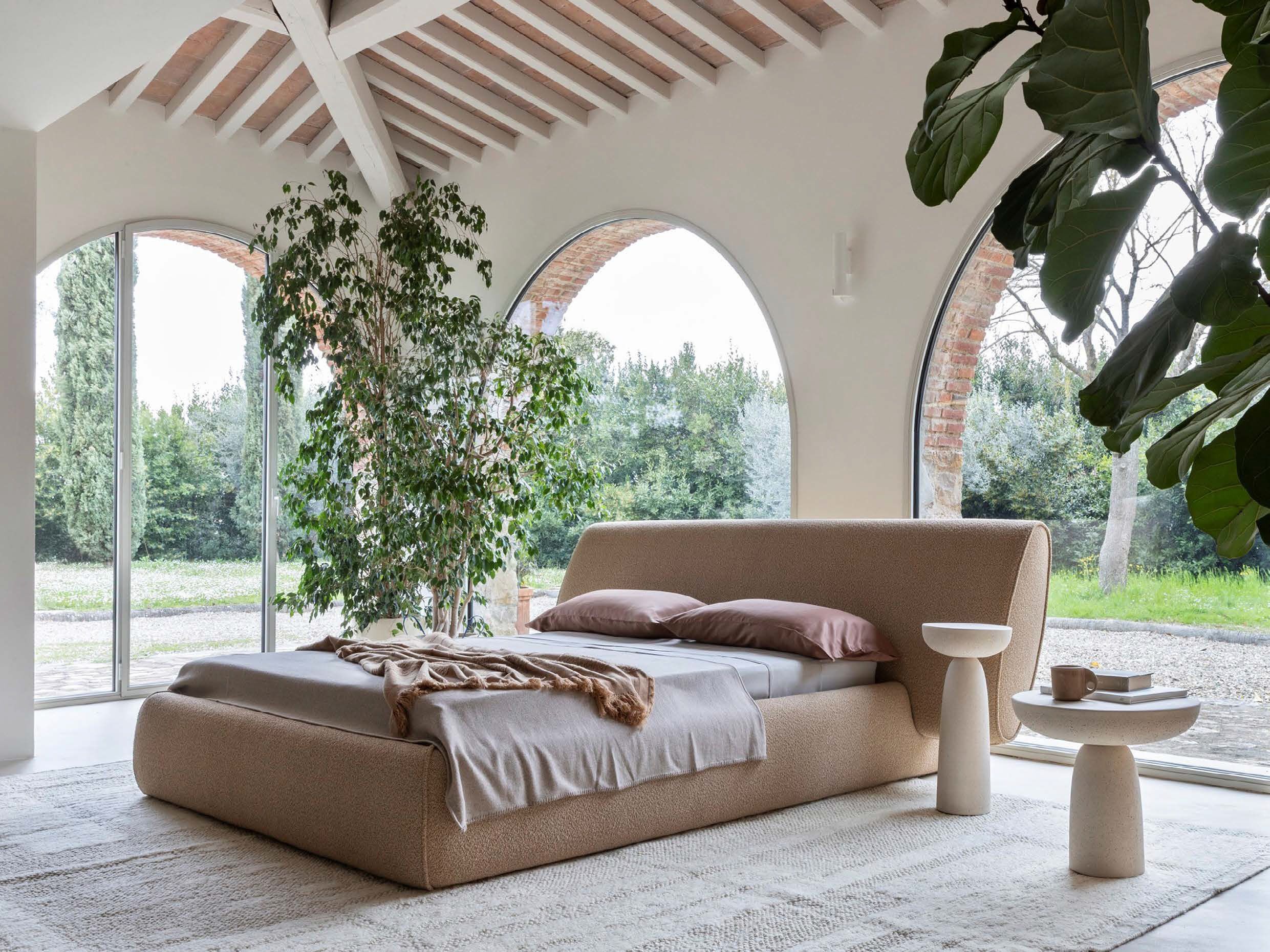 Мягкая кровать из ткани Mogg RIO ARCH-00061548 - Вид №4