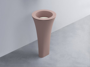 AMLA45-CP+AMPILT-TL+AMCOLT-CP Раковина Amedeo Tondo отдельностоящая cielo Enjoy + Amedeo