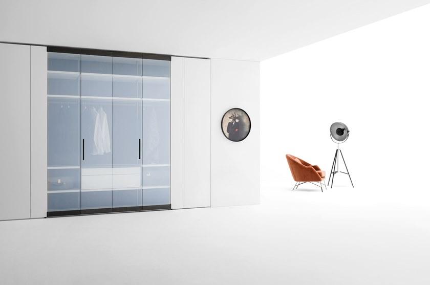 Caccaro Полностью открывающийся шкаф из дерева и стекла Core sun-id-1378723 - Вид №2