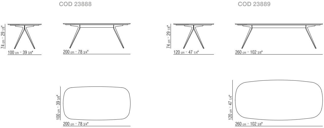 Flexform Овальный обеденный стол из мрамора Zefiro sun-id-1443851 - Вид №4