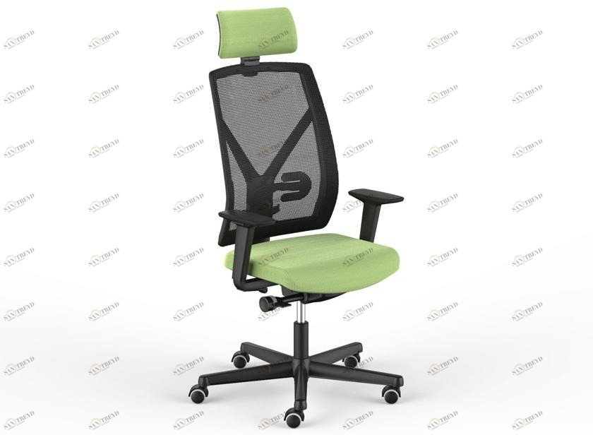 FANTONI Кресло для руководителя из ткани с 5 спицами и подголовником Seating system sun-id-1429863