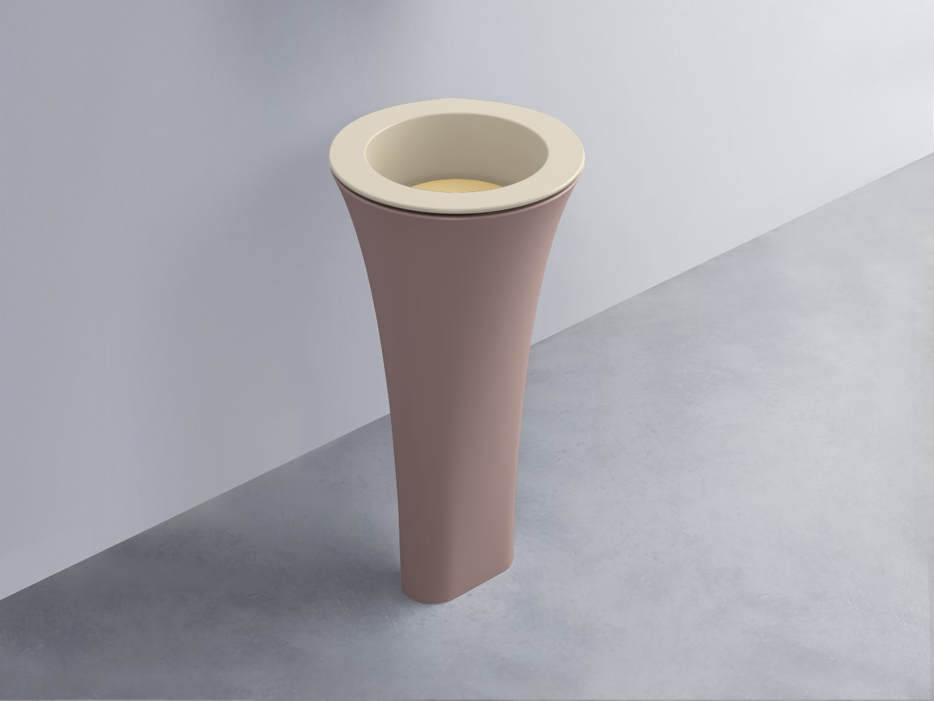 AMLA45-LN+AMPILT-CN+AMCOLT-CP Раковина Amedeo Tondo отдельностоящая cielo Enjoy + Amedeo Ceramica Cielo