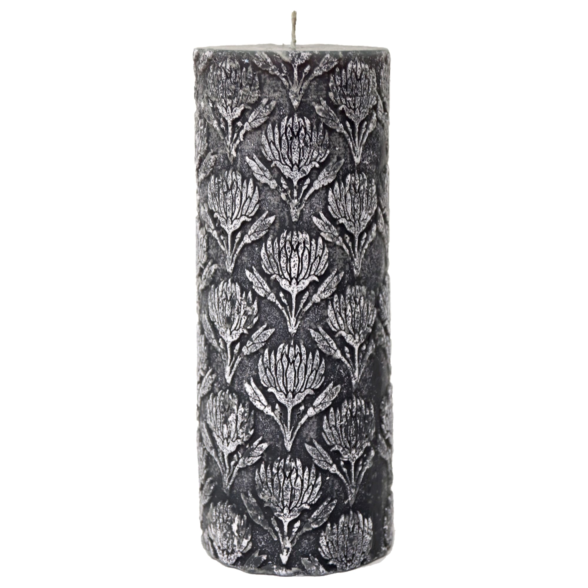 82625949 Свеча «Джилиан» большая, цвет дымчатый Santreyd 