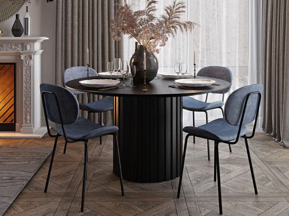 Круглый деревянный обеденный стол EUPHORIA ROCK ARCH-00034838 - Вид №1