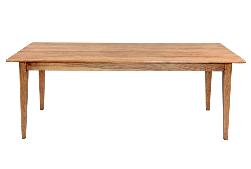 0046-17 Загородный стол с закругленной конической ножкой ijlbrown  - Вид №1