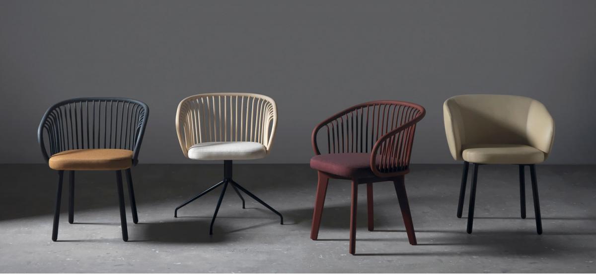 089368 Мягкое кресло с металлическими ножками Expormim Huma 