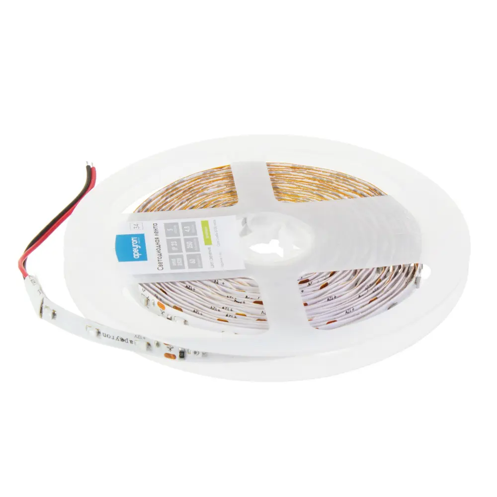 Светодиодная лента smd 3528 4.8Вт/60LED/м свет зелёный IP23 16635318 STLM-2054099 APEYRON 