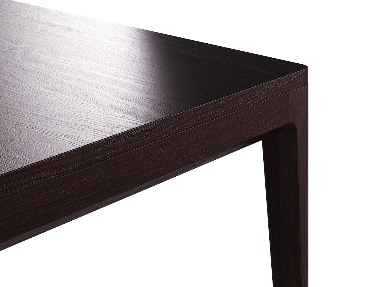 Журнальный столик квадратный 80 см дуб венге Case №2 THE IDEA  210090 Венге;черный  - Вид №2