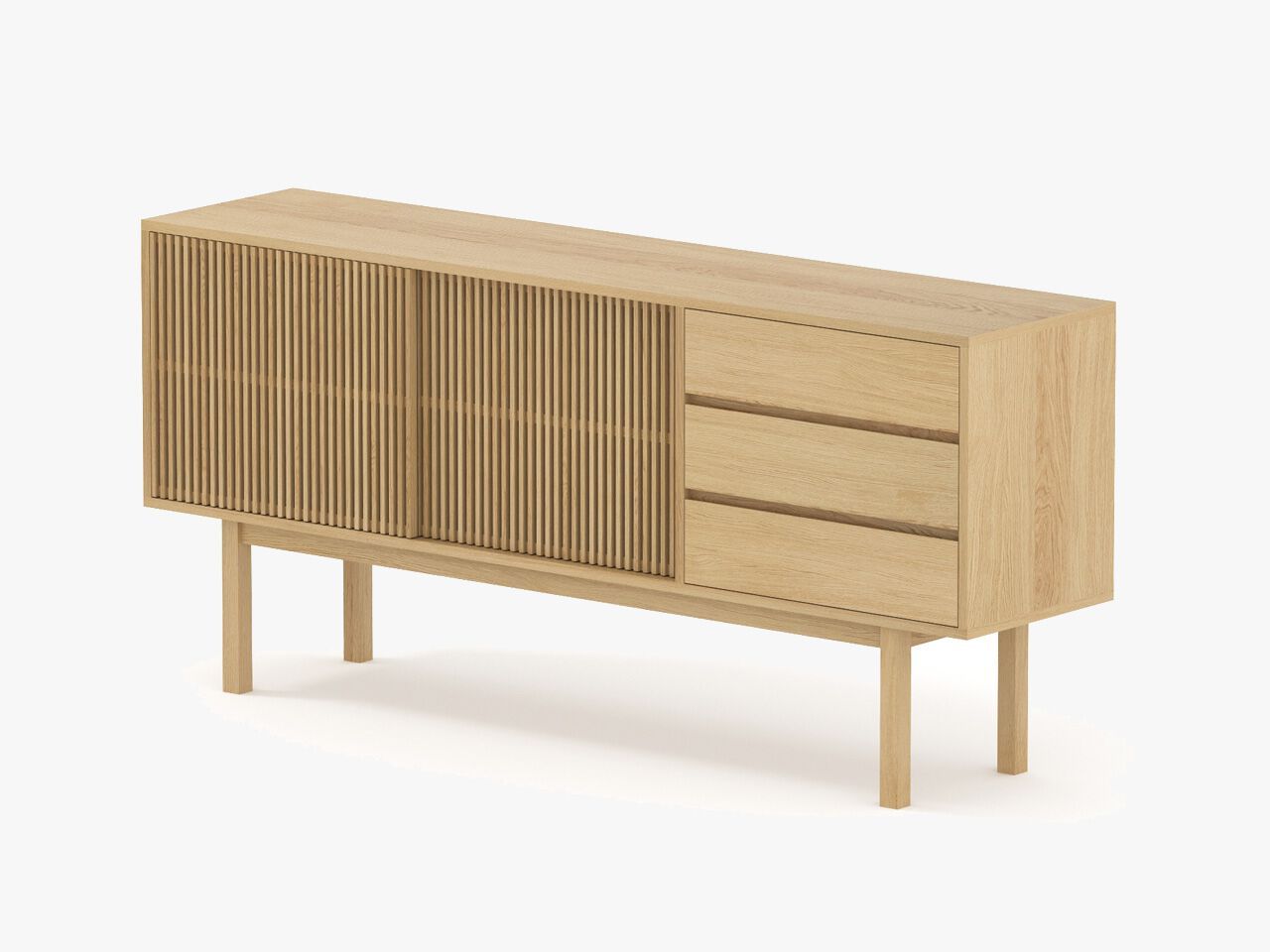 Шкаф из массива дерева с ящиками Air Division Telegramme ARCH-00106148 - Вид №1