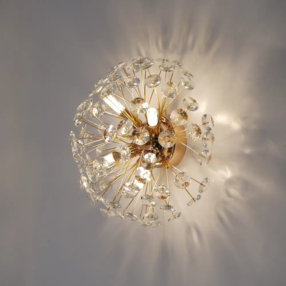 Светильник бра настенный Estares Nessa цвет золото STLM-2197466