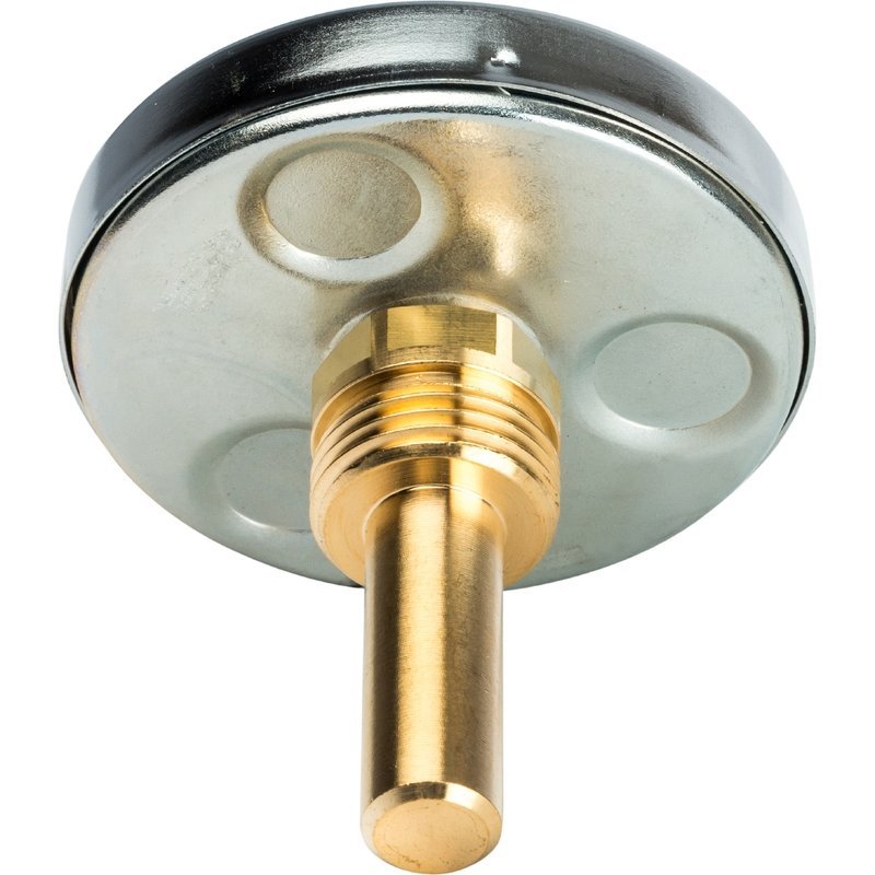 Термометр биметаллический самоуплотняющийся 63 мм 120° STOUT с погружной гильзой 50 мм SIM0003635015 - Вид №1