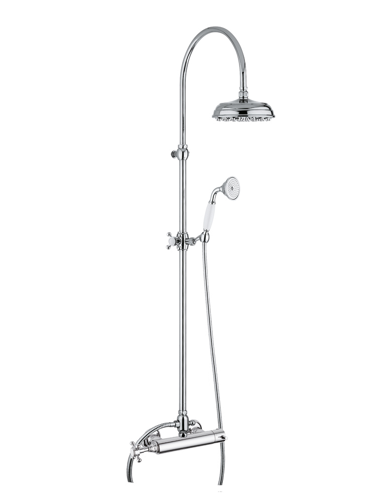 0811/5A/C Bellosta Rubinetterie ТЕРМОСТАТИЧЕСКИЙ СМЕСИТЕЛЬ ДЛЯ ВНЕШНЕГО ДУША С ПОЛНЫМ ШТОКОМ Edward