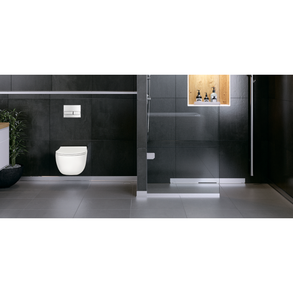 090157 Желоб водосток WALL 1000 пристенный  Berges WALL - Вид №2