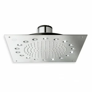 CRIPD368 Автономная душевая лейка DYNAMO RAINBOW 34 x 34 см, потолочная, с системой защиты от известкового налета и светодиодной подсветкой 7 цветов - без электропитания Cristina Rubinetterie