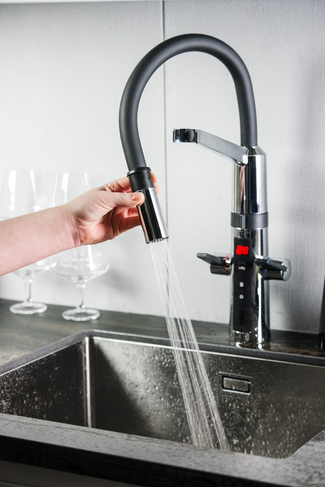 Oras 2728F Смеситель для кухни, 230/5 V 2728F Optima Хром  - Вид №4