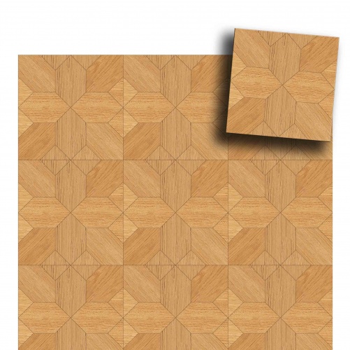 Художественный паркет Da Vinci Щитовой 26-484 Дуб (Гладкая) 500х500 мм 26010484 - Вид №1