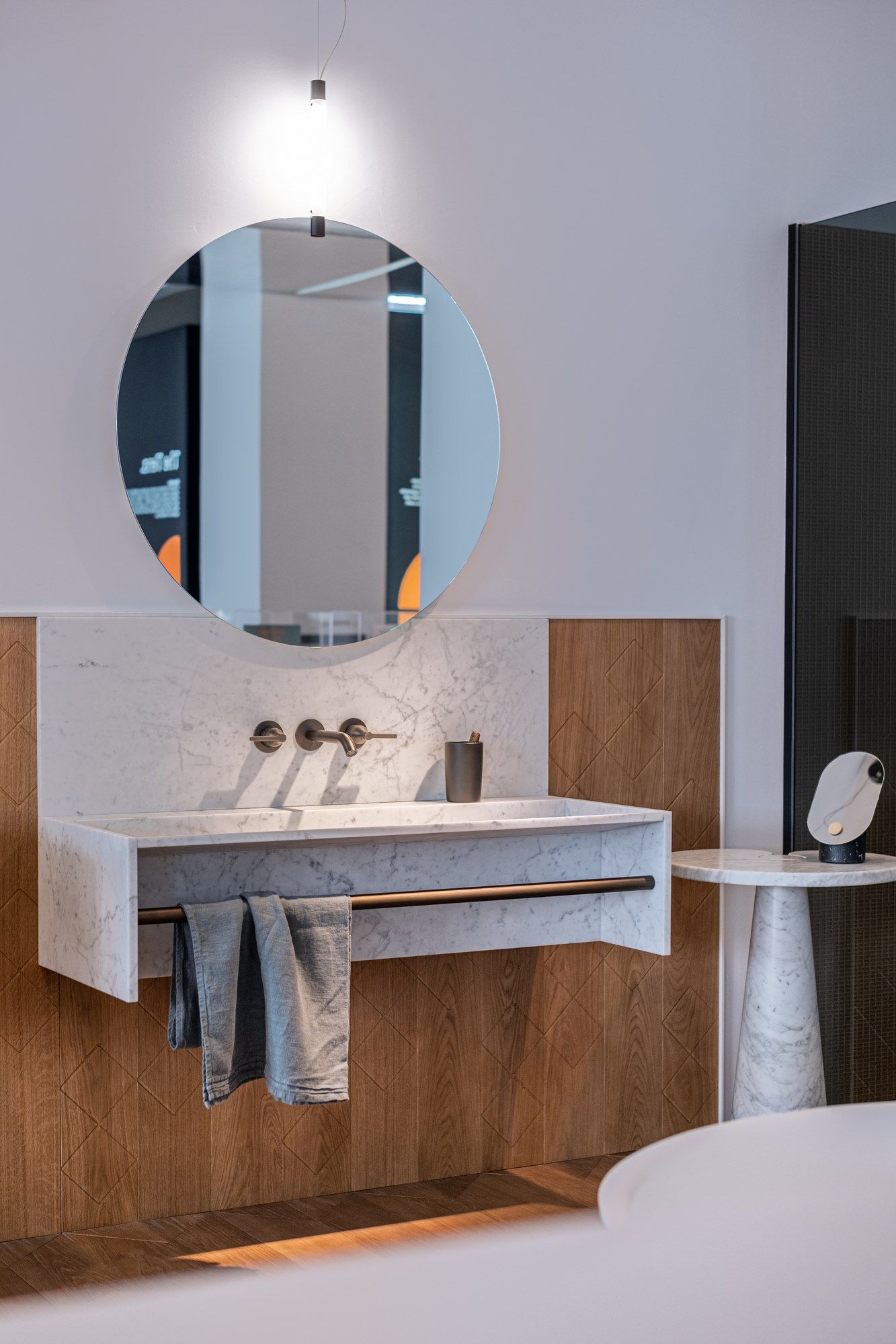 Мраморная настенная раковина Agape Face à face ARCH-00133394 - Вид №2