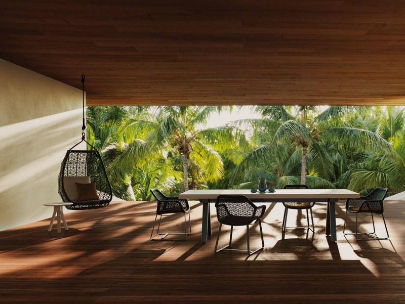 Kettal 2-местный садовый диван из синтетического волокна Maia #65500 - Вид №4