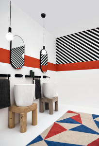 Деревянный напольный умывальник