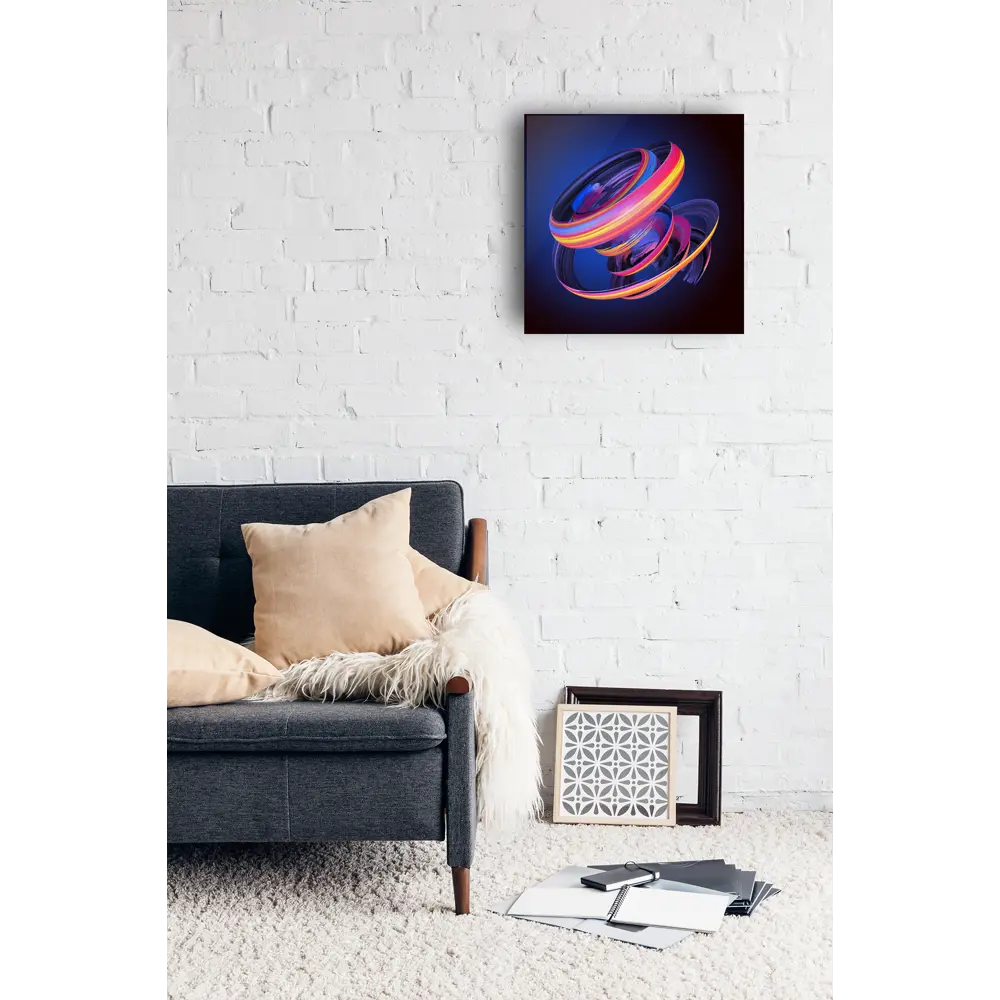 Картина на стекле Абстракт вихри 30x30 см 82242418 STLM-2145727 Santreyd  - Вид №4
