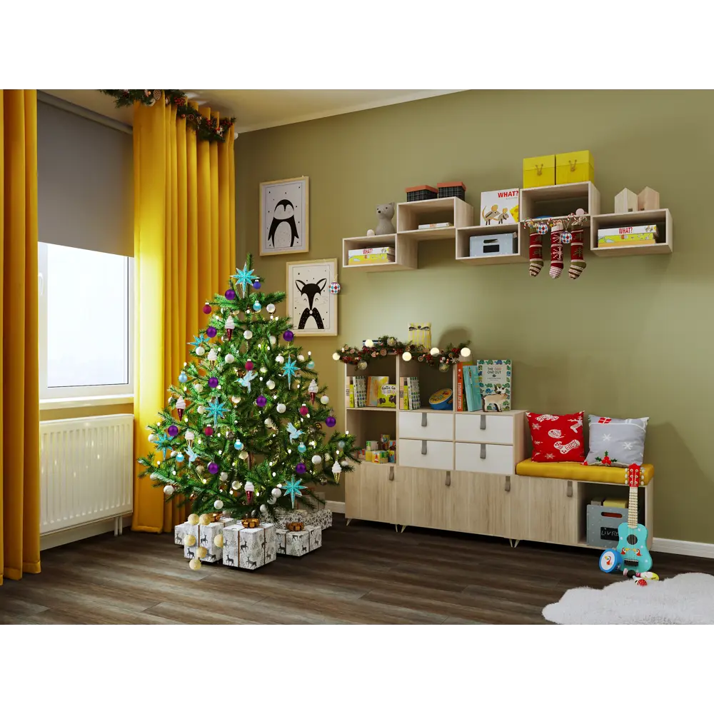 SPACEO Стеллаж «Куб» — модульная система хранения на 3 секции 82731880 STLM-0034871 - Вид №6