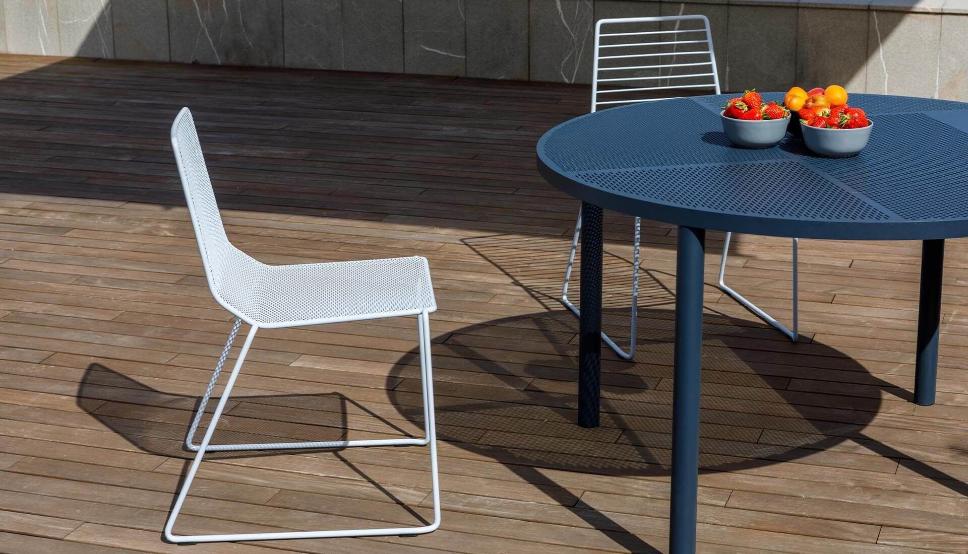 Стальной салазок штабелируемый садовый стул True Design Marina Out ARCH-00103864 - Вид №12