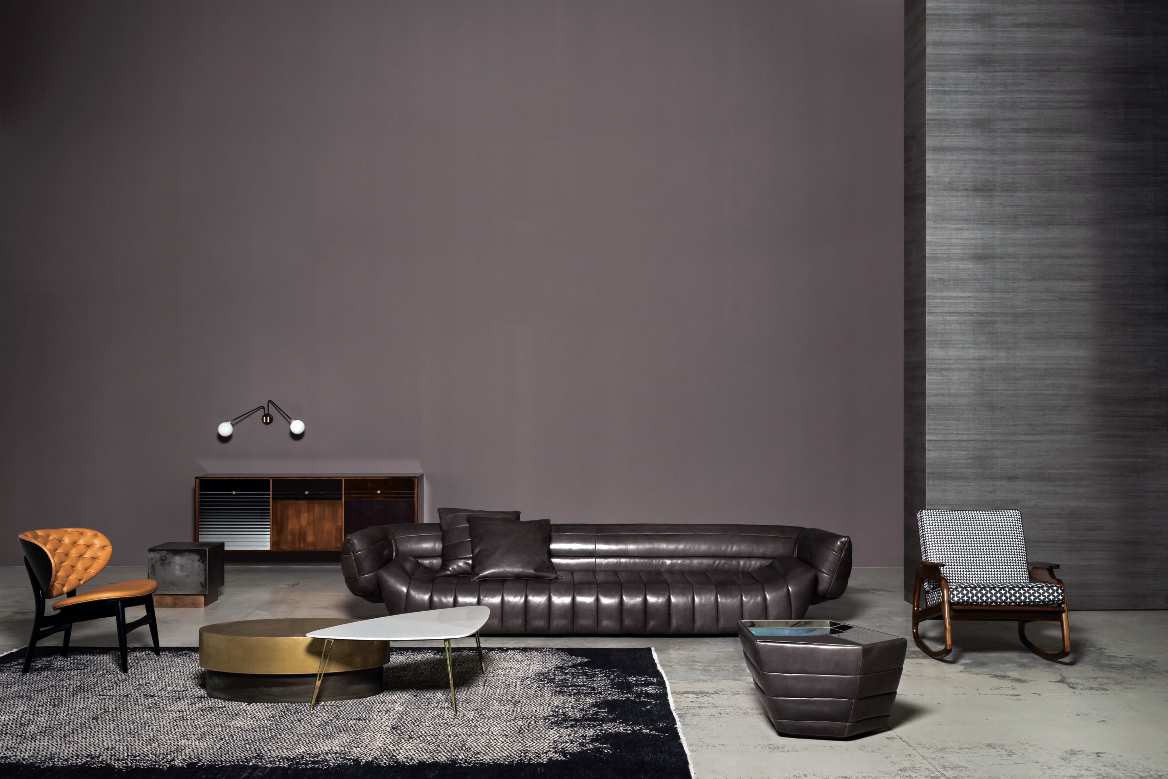 Кожаный диван Baxter Tactile ARCH-00086959