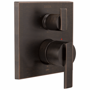 T24967-RB Трим клапана Angular Modern Monitor® серии 14 со встроенным переключателем на 6 положений Delta Faucet Delta Венецианская бронза