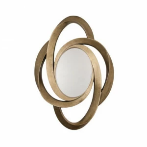Овальное зеркало настенное Lazio PUSHA ДИЗАЙНЕРСКИЕ 062529 Золото
